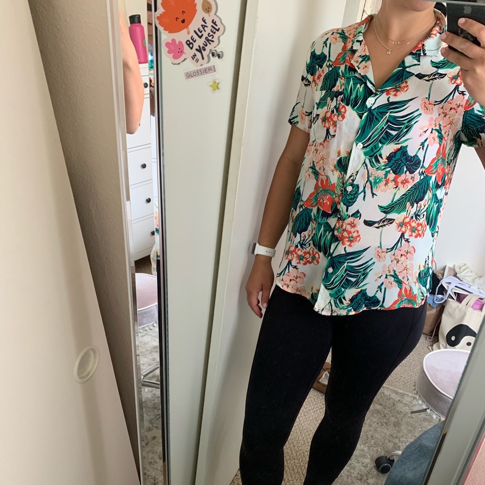 Hawaiian button down